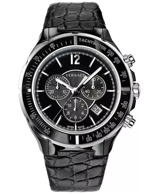 Versace Dv-One Chronograph Swiss Watch 44mm