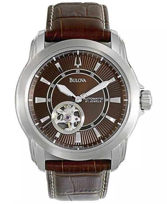 Bulova BVA Men's Brown Watch 41mm 