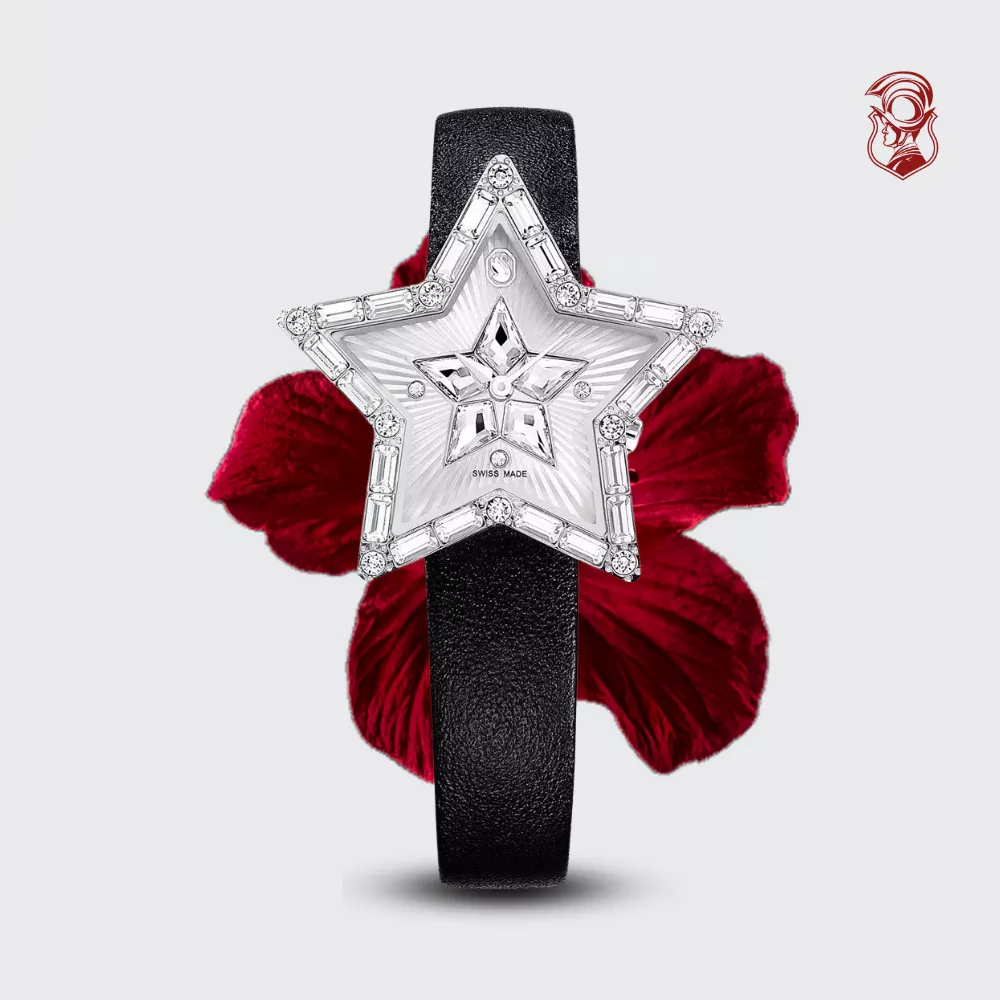 Swarovski Symbolica Star Black Watch 36mm