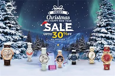 MERRY CHRISTMAS AND HAPPY NEW YEAR 2018 – LUXURY SHOPPING SALE OFF UP TO 30% ALL WATCHES