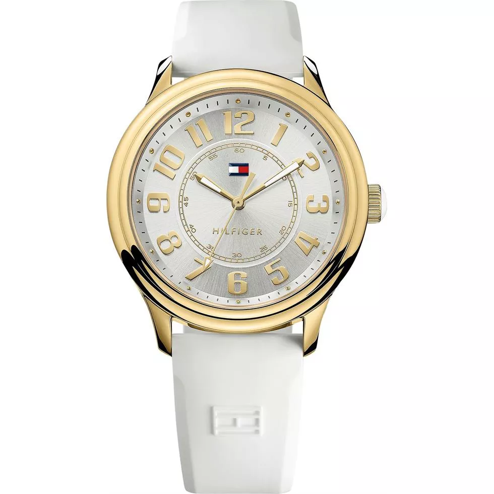 Tommy Hilfiger Women's White Silicone 40mm 
