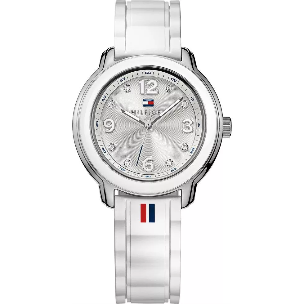 Tommy Hilfiger Women's White Silicone 36mm 