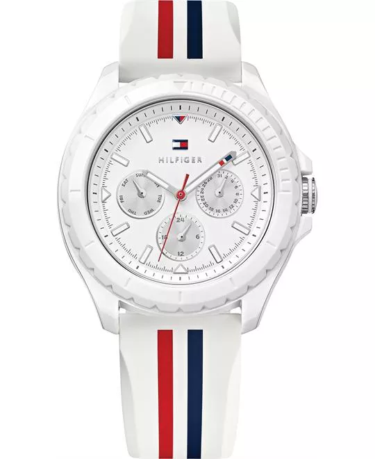 Tommy Hilfiger White Rubber 40mm 