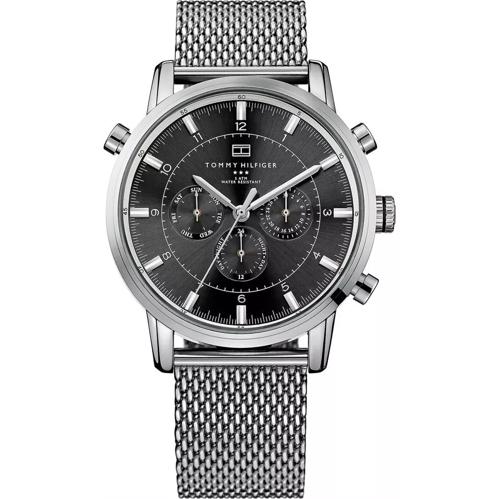 Tommy Hilfiger Men's Stainless Mesh 44mm
