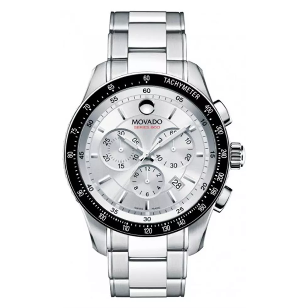 Movado Series 800 wiss Chronograph Watch 42mm 
