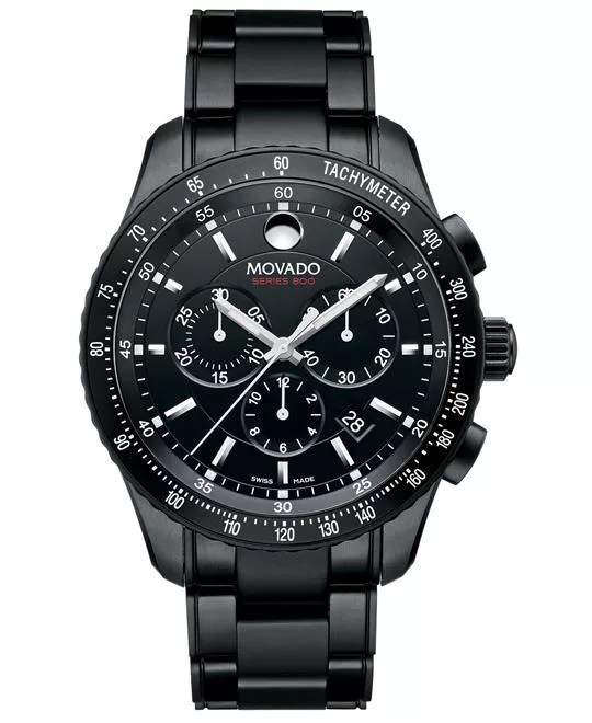 Movado Series 800 Swiss Chronograph Watch 42mm