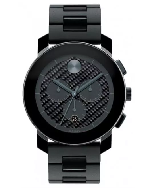 Movado Unisex Swiss Chronograph Material Watch 44mm 