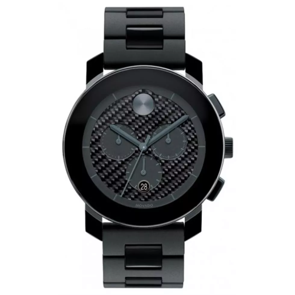 Movado Unisex Swiss Chronograph Material Watch 44mm 