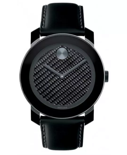 Movado Bold Swiss Black Unisex Watch 42mm