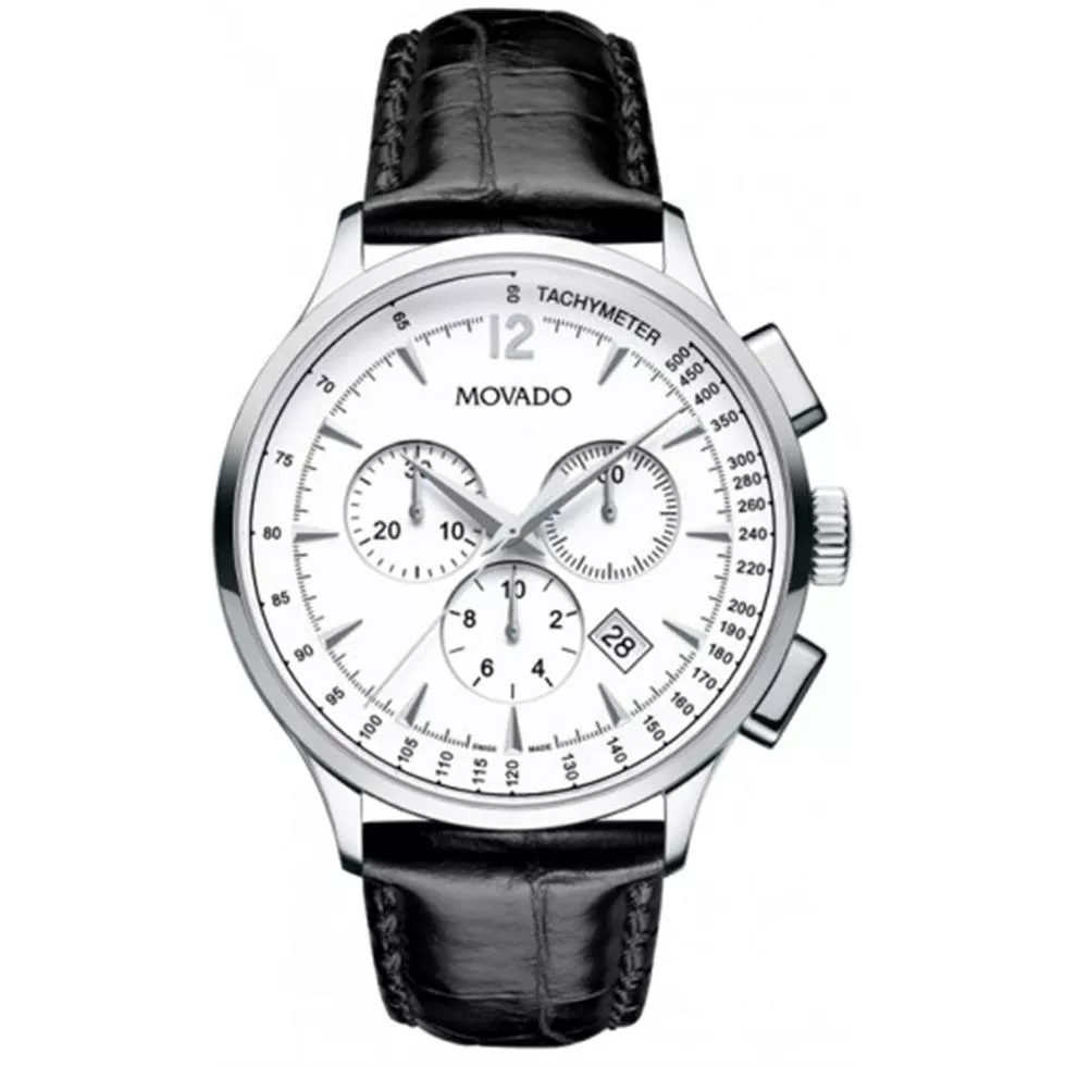 Movado Circa Swiss Chronograph Watch 42mm 