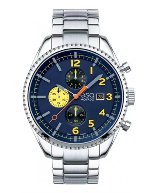 ESQ Movado Men's Swiss Chronograph Watch 44mm 