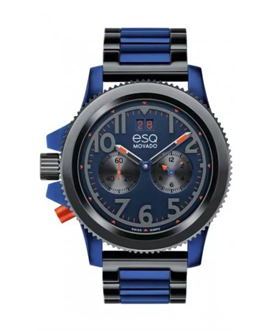 ESQ Movado Men's Swiss Fusion Aluminum Watch 44mm 