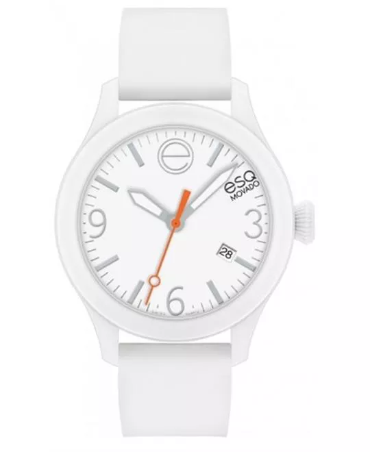 ESQ Movado Unisex Swiss ESQ One Silicone Watch 43mm 