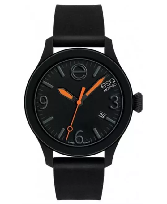 ESQ Movado Unisex Swiss Silicone Watch 43mm 