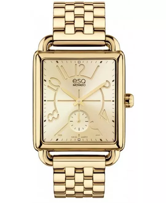 ESQ Movado Women's Swiss Origin Gold Watch 30mm 