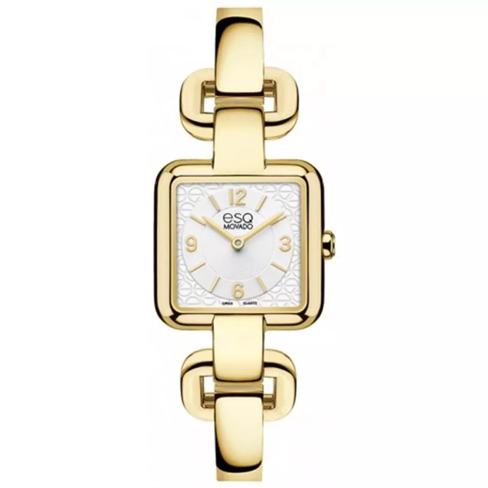 ESQ Movado Women's Swiss Status Gold Watch 23mm