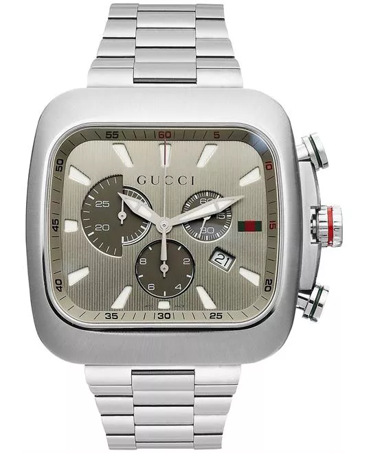 Gucci Chronograph  Stainless Steel Men's Watch 44mm