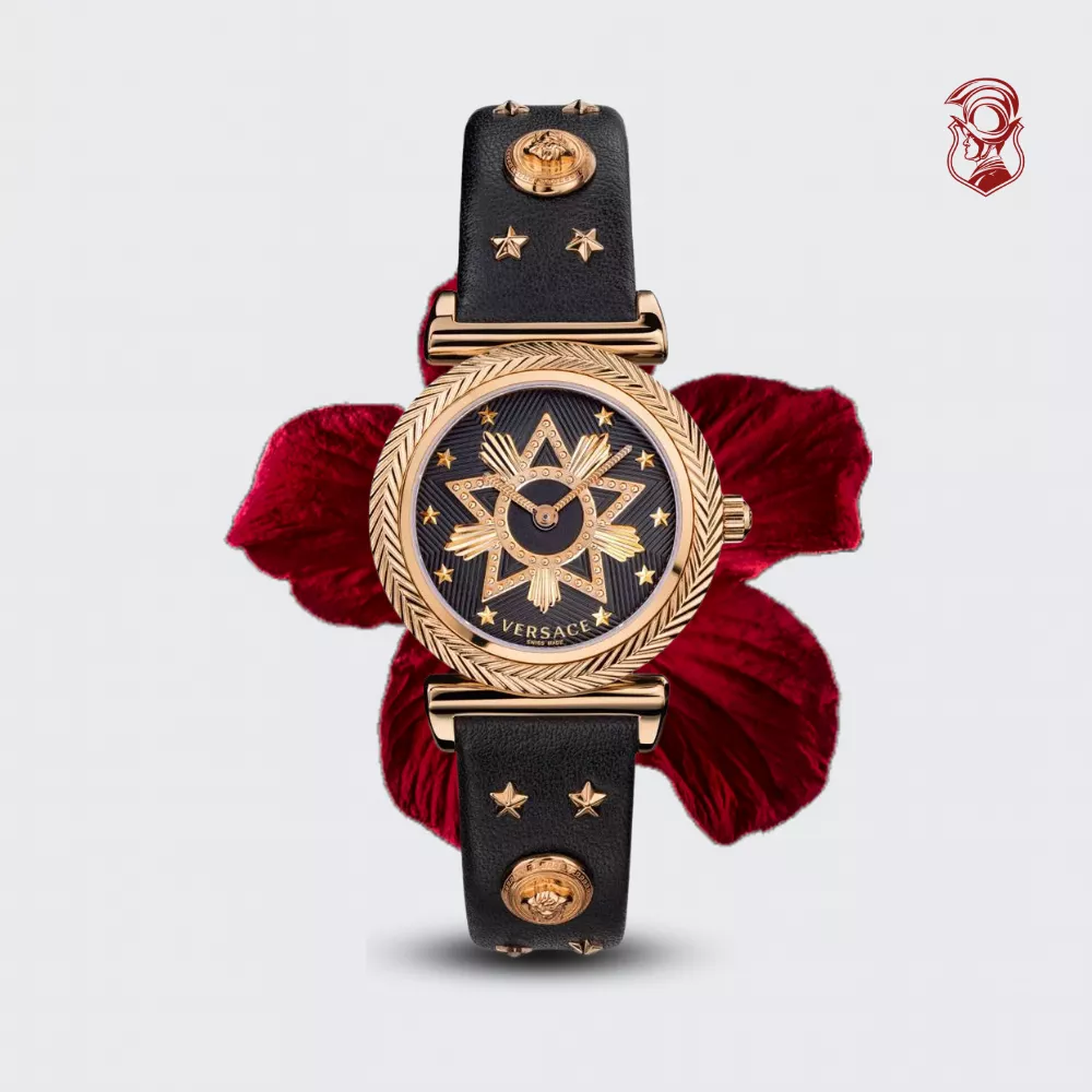 Versace V-Motif Bronze Watch 35mm