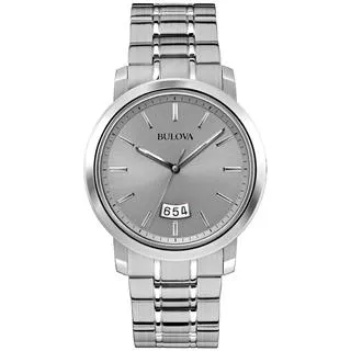 Bulova Men´s 96B200 Stainless Steel Silver-Tone Watch-