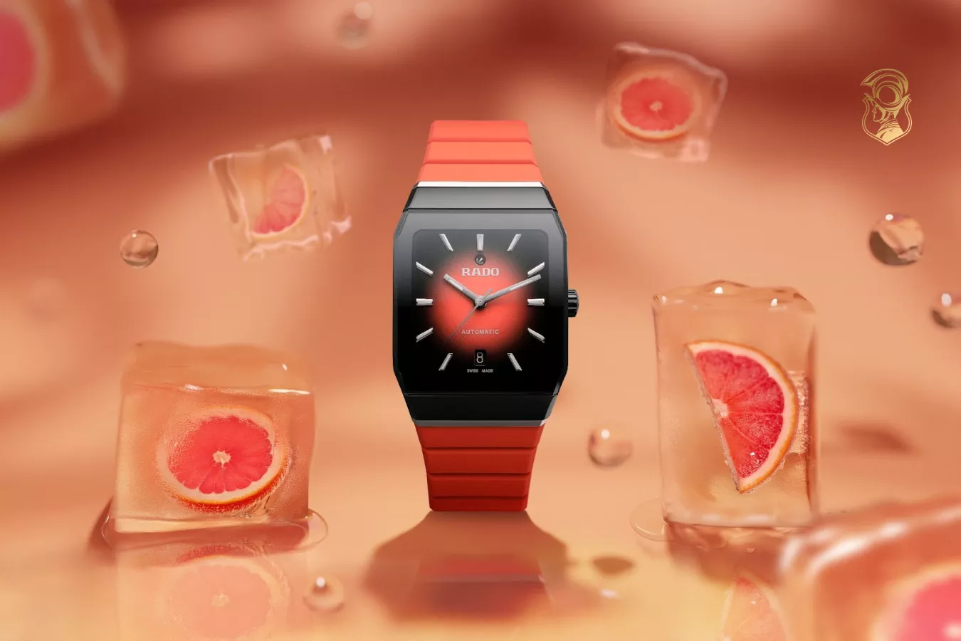 Rado Anatom với màu đỏ bưởi tươi mới