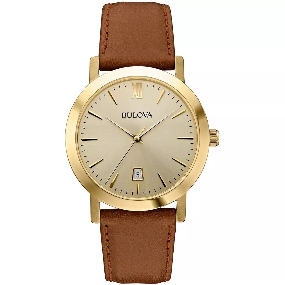 Bulova Classic Brown Watch 38mm 