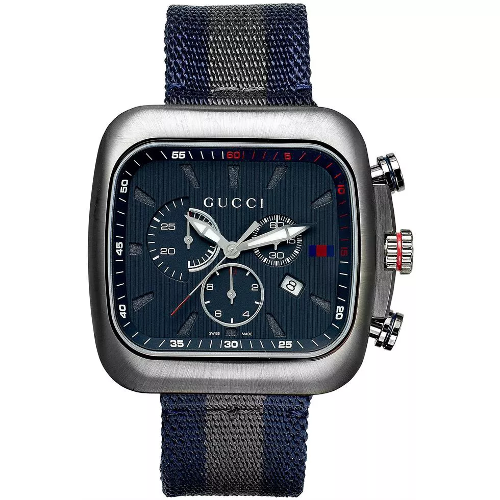 Gucci Chronograph Men's Swiss Watch 44mm
