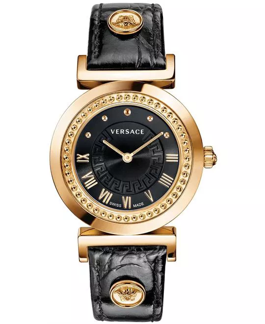 Versace Vanity Women's Croco Watch 35mm