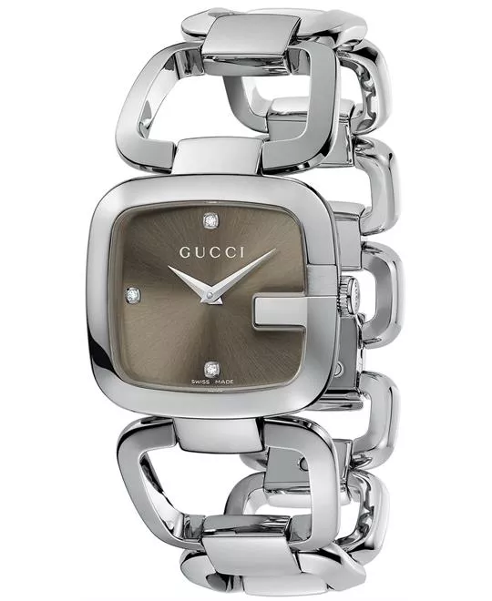Gucci G-Gucci Diamond Watch 30x32mm 