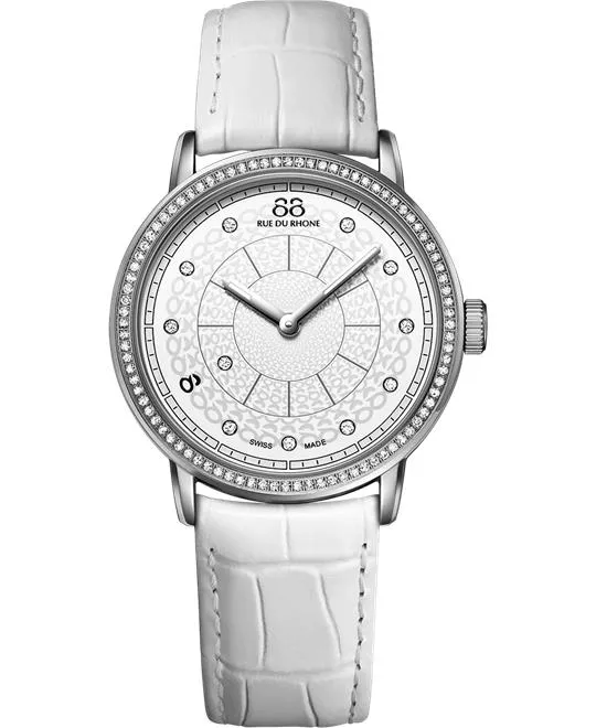 88 Rue du Rhone Women's Swiss diamonds Watch 35mm