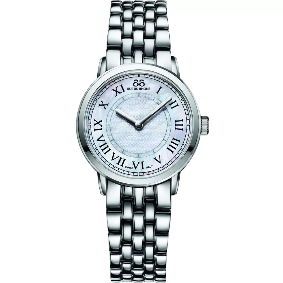 88 Rue du Rhone Women's Swiss Quartz Silver Watch 29mm