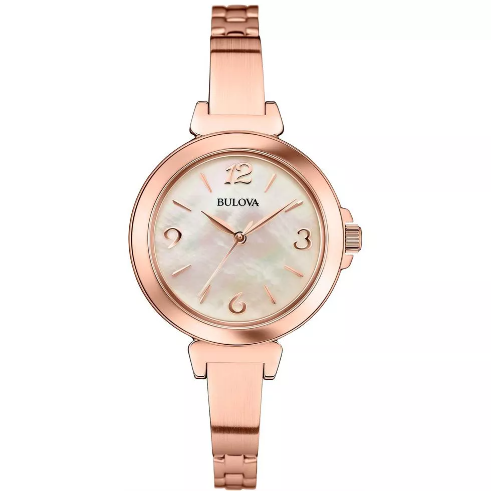 BULOVA Classic Mother of Pearl Watch 30mm 