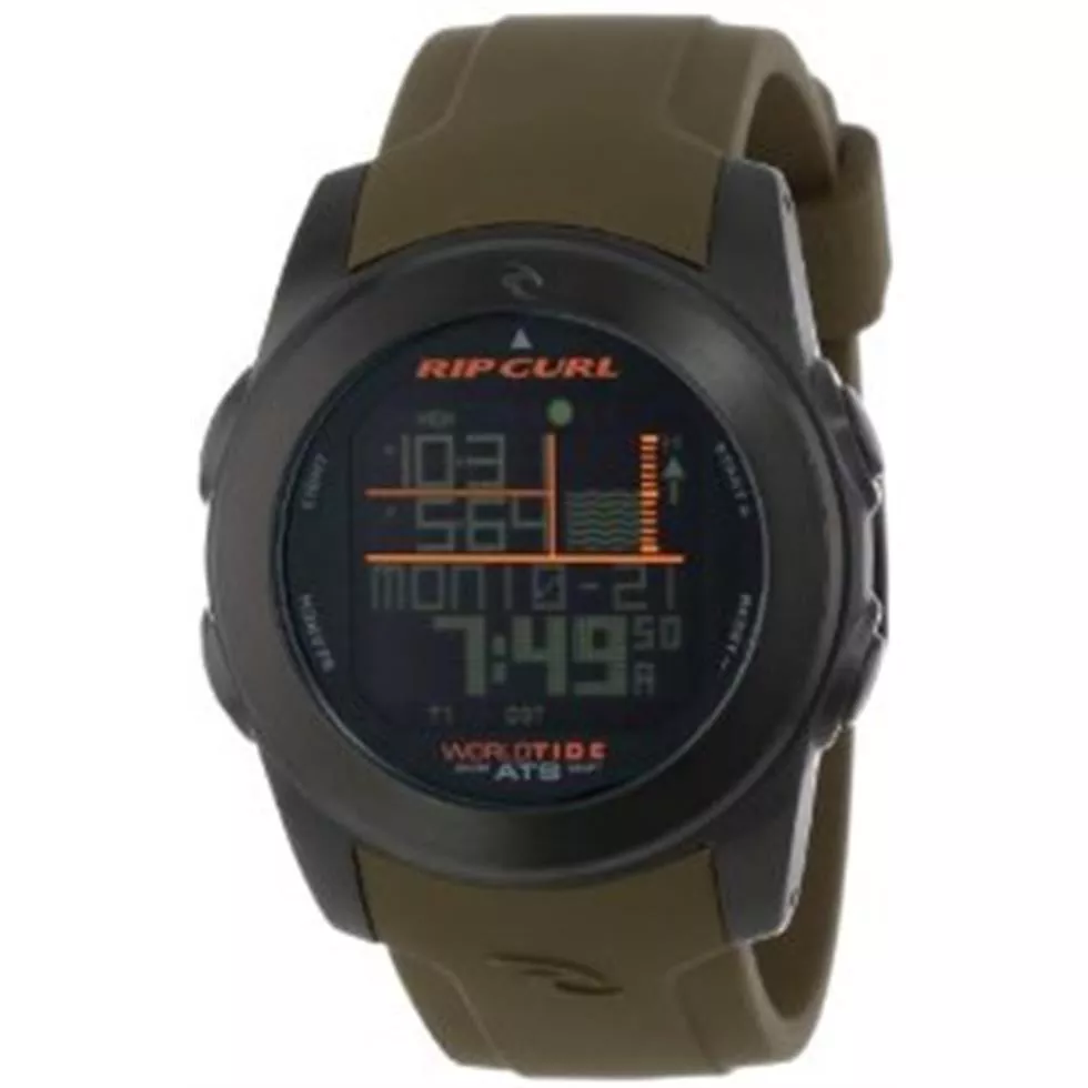 Rip Curl Men's  Pipeline Midnight World Tide Ambush Digital Tide Surf Watch