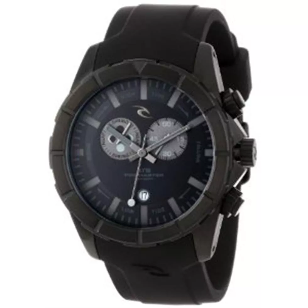 Rip Curl Men's Tidemaster Silicone Midnight Analog Tide Watch