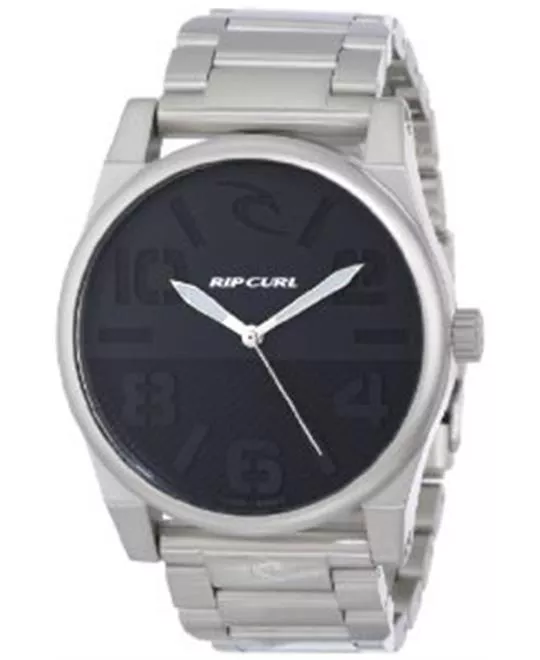 Rip Curl Men's  Flyer Steel Black Analog Surf Watch