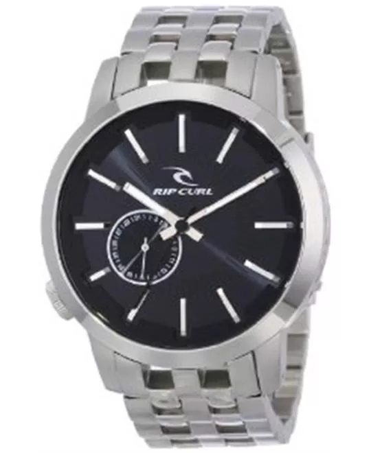 Rip Curl Men's Midsize Detroit Steel Black Analog Surf Watch