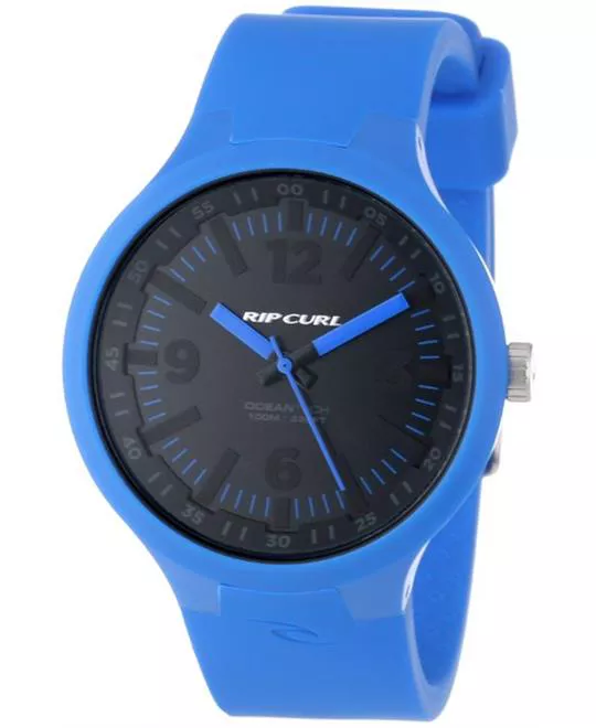 Rip Curl Men's  Driver Blue Silicone Sport Surf Watch