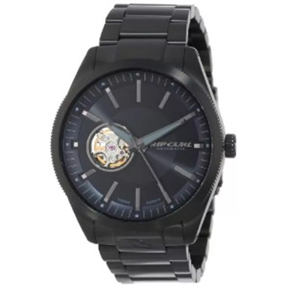 Rip Curl Men's Civilian Automatic Midnight Black Analog Surf Watch