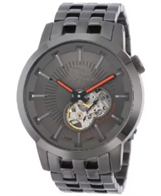 Rip Curl Men's  Midsize Detroit Automatic Gunmetal Analog Surf Watch