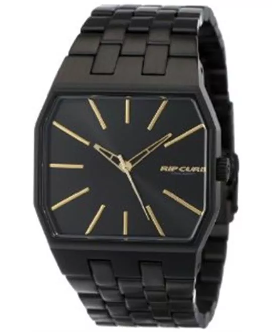 Rip Curl Men's  Prism Midnight Black Gold Analog Surf Watch