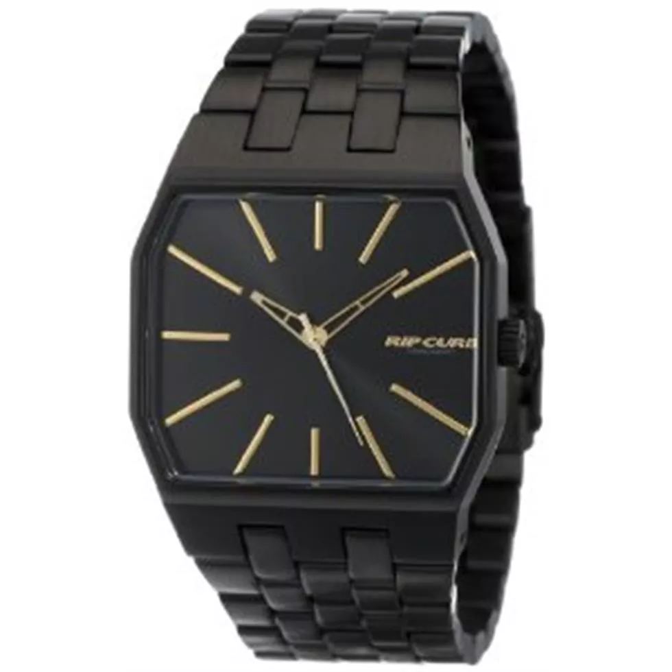 Rip Curl Men's  Prism Midnight Black Gold Analog Surf Watch