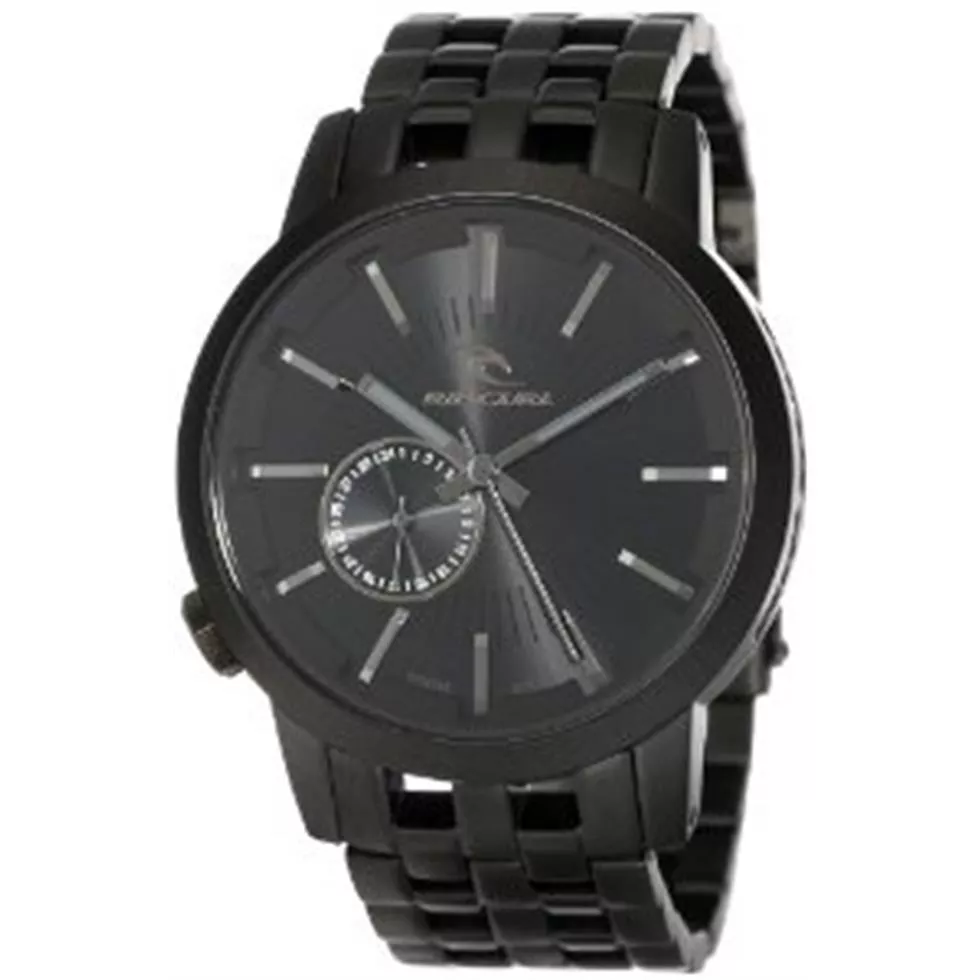 Rip Curl Men's  Midsize Detroit Midnight Matte Analog Surf Watch