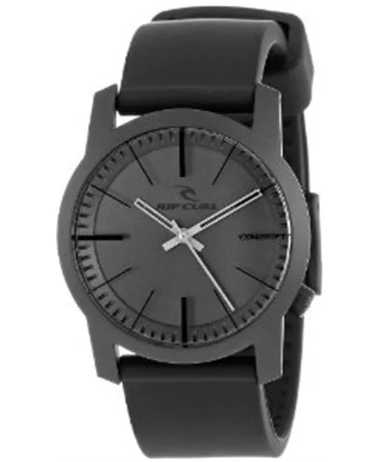 Rip Curl Men's  Cambridge ABS Silicone Black Analog Surf Watch