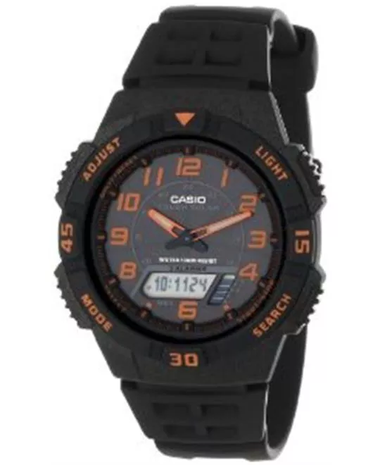 Men's  "Slim" Solar Multi-Function Ana-Digi Sport Watch