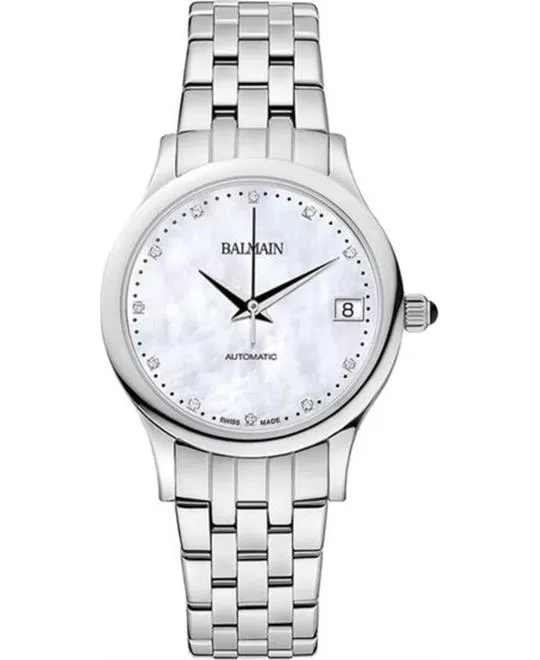 BALMAIN Classic R Lady Automatic Diamond Watch 32mm