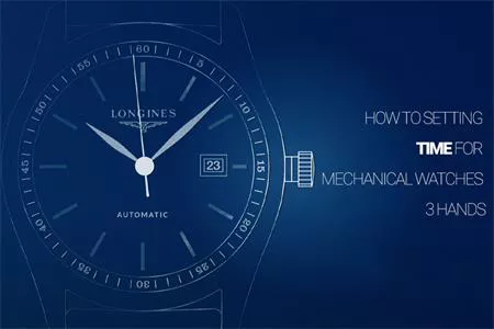 Hướng dẫn điều chỉnh lịch ngày cho Đồng hồ cơ 3 kim đơn giản