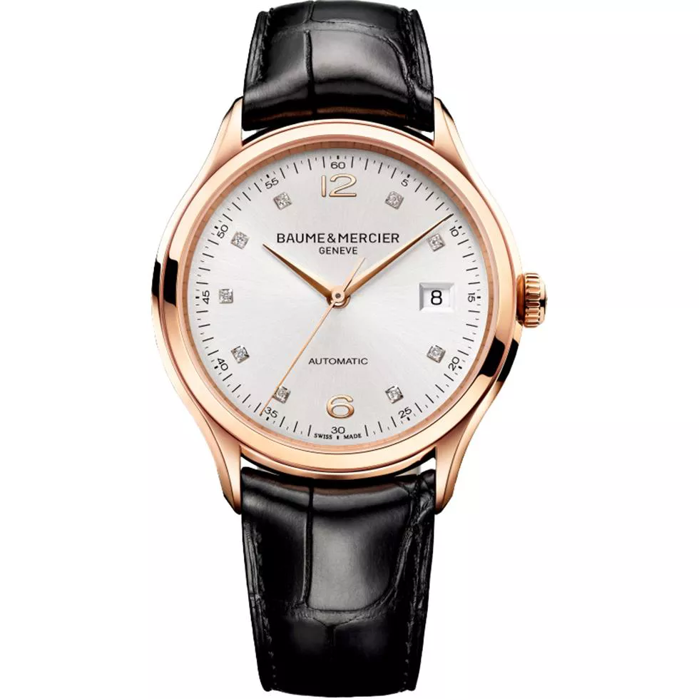 Baume & Mercier Clifton 10104 Diamond Watch 38.8