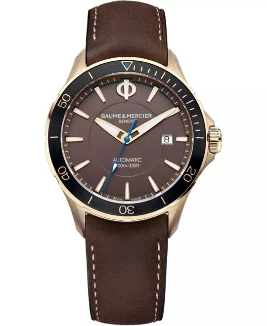 Baume & Mercier Clifton 10501 Club Bronze Watch 42mm