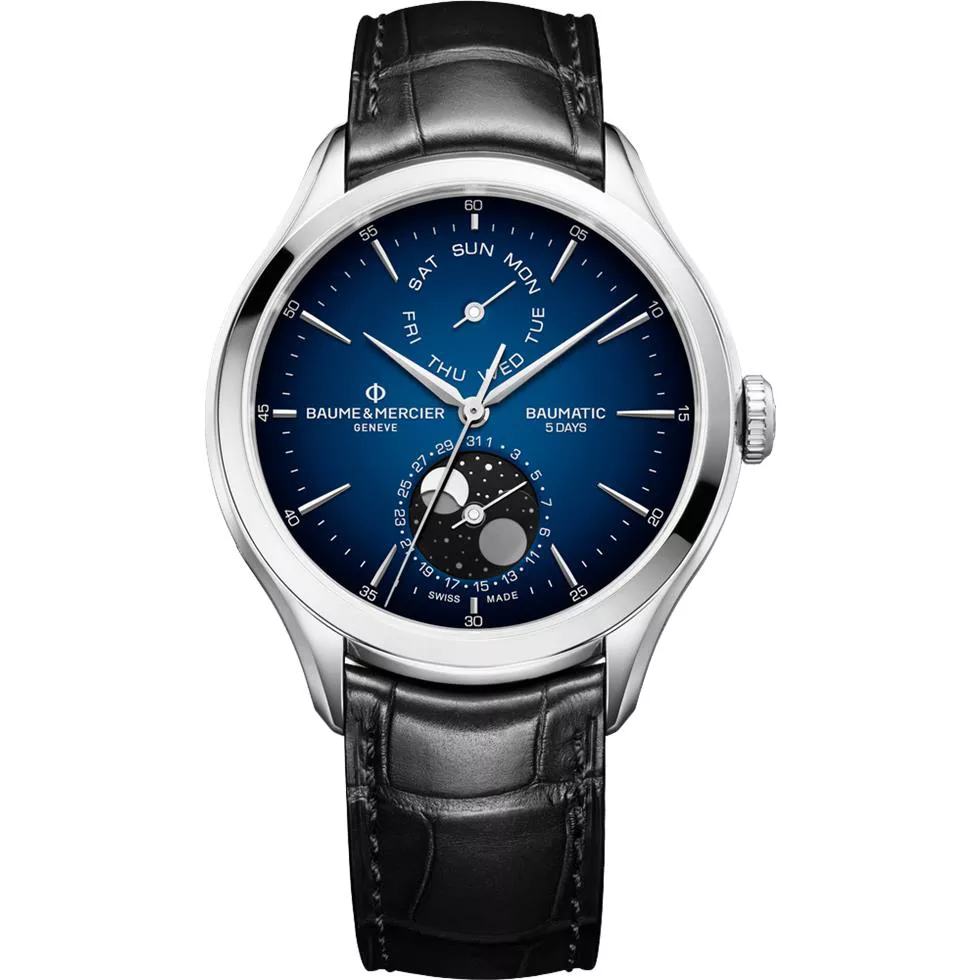 Baume & Mercier Clifton 10593 Blue Moonphase 42mm