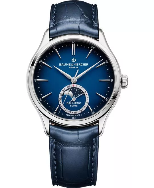 Baume & Mercier Clifton 10654 Blue Moonphase 39mm