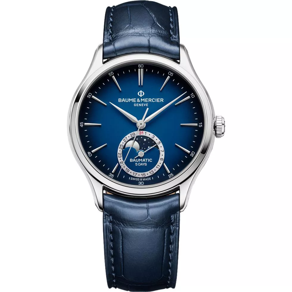 Baume & Mercier Clifton 10654 Blue Moonphase 39mm